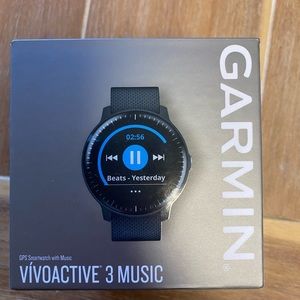 Garmin Vivofit 3 with Music Smart Watch